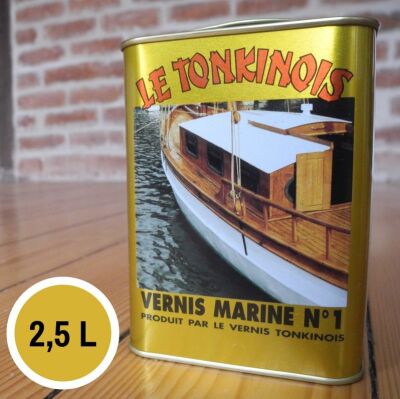Le Tonkinois Marine No.1 Bootslack farblos 2,5 Liter 